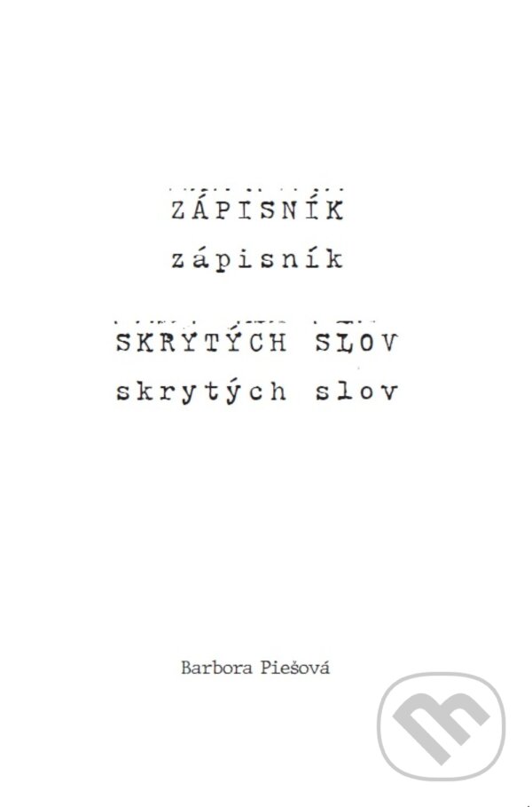 Levně Zápisník skrytých slov - Barbora Piešová