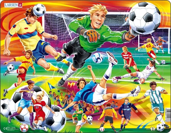 Levně Futbalisti (US22) - puzzle z kategorie Náučné puzzle