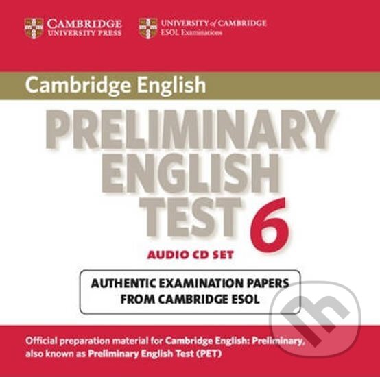 Cambridge Preliminary English Test 6 Audio CDs (2), Cambridge University Press