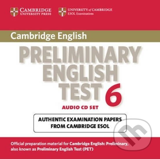 Levně Cambridge Preliminary English Test 6 Audio CDs (2) - audiokniha z kategorie Jazykové učebnice a slovníky