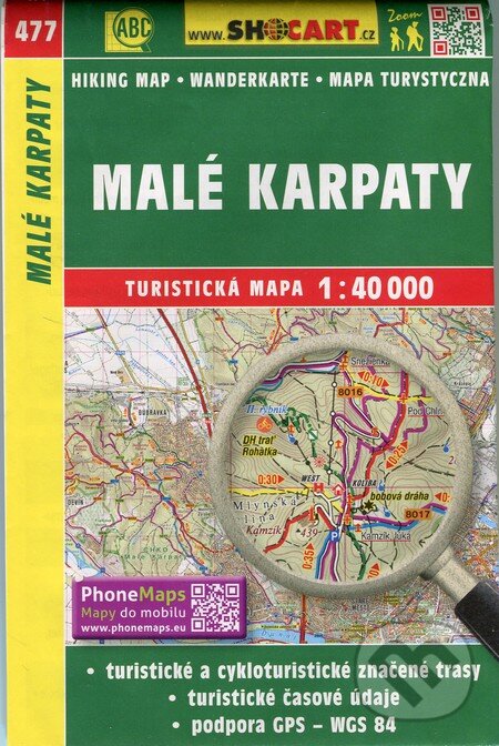 Levně Malé Karpaty 1:40 000 (Turistická mapa 477)