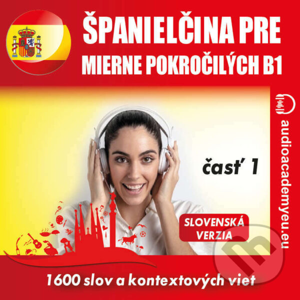 Kniha Španielčina pre mierne pokročilých B1 – časť 1
