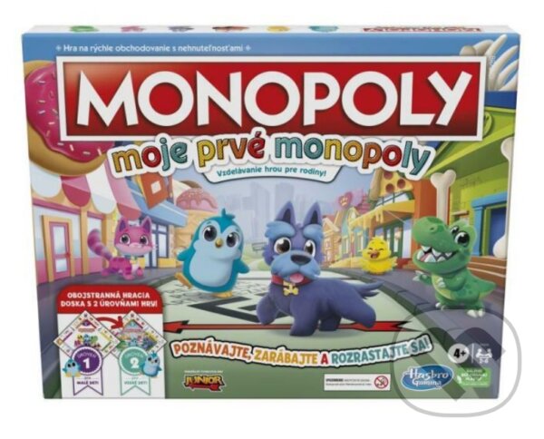 Spoločenská hra: Moje prvé Monopoly (Hasbro). Hasbro, 2022