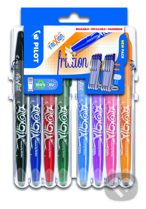 Levně Sada Set2Go 8 ks Roller FriXion Ball, 0.7, (M) stredné