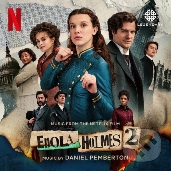 Hudobné CD: Daniel Pemberton: Enola Holmes 2 (Hudobné albumy). Hudobné albumy, 2022