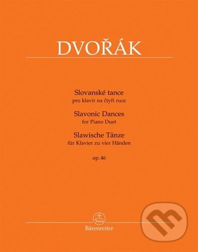 Levně Slovanské tance (pro klavír na čtyři ruce) - Antonín Dvořák - kniha z kategorie Noty