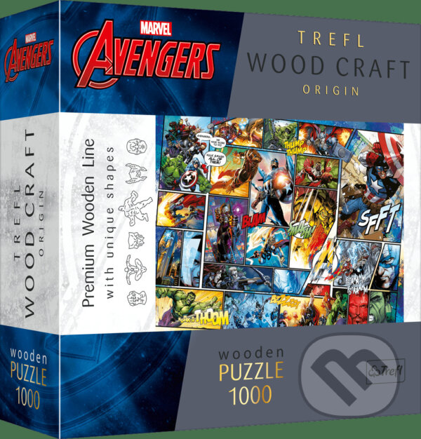 Levně Marvel Universe Komiks (Drevené puzzle) - puzzle z kategorie Ostatné