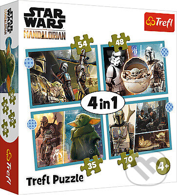 Levně Mandalorian 4v1 - puzzle z kategorie 60 – 300 dielikov