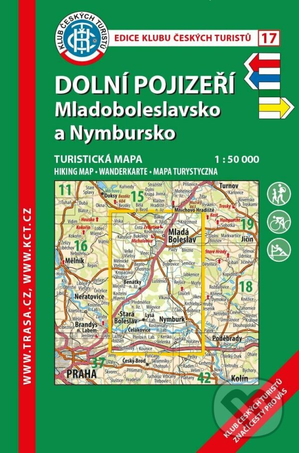 Levně KČT 17 Dolní Pojizeří, Mladoboleslavsko / turistická mapa