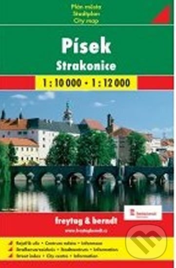 Levně Písek, Strakonice 1:10T/plán města