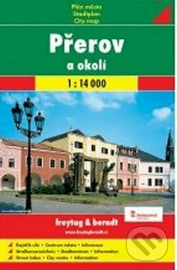 Levně Přerov 1:15T/plán města+ okolí