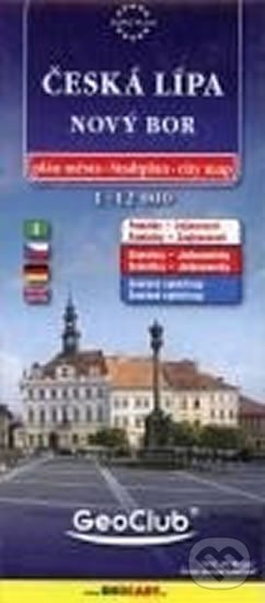 Levně Česká Lípa, Nový Bor 1:12T/plán města