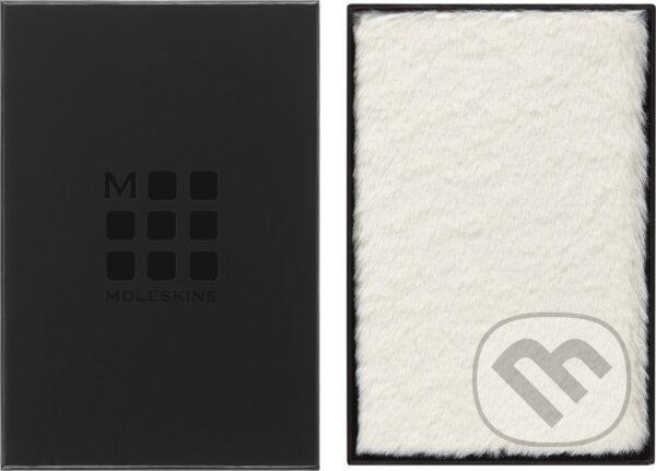 Moleskine - zápisník Faux Fur krémovo biely, Moleskine, 2022