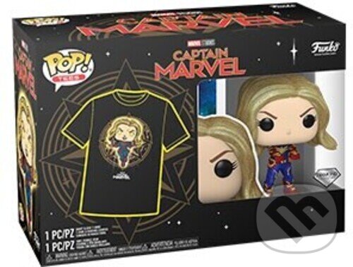 Levně Funko POP & Tee: Marvel - Captain Marvel (veľkosť trička XL)