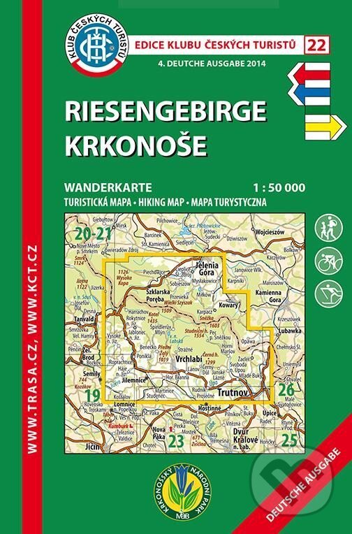 Levně KČT 22N Krkonoše německy
