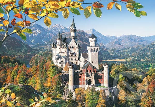 Puzzle: Zámok Neuschwanstein, Nemecko (Castorland). Castorland