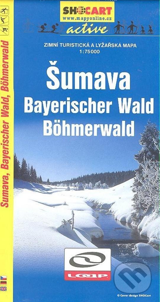 Levně Šumava Bayerischger Wald Böhmerwald 1:75T / Zimní turistická a lyžařská mapa