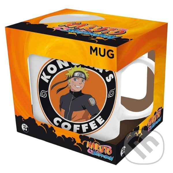 Levně Naruto keramický Hrnček 320 ml - Konoha´s Coffee