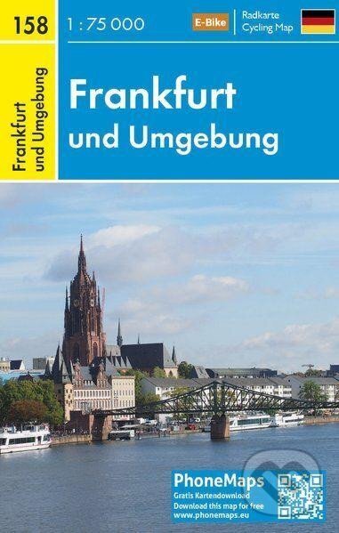 Levně PhoneMaps 158 Frankfurt und Umgebung 1:75 000 / Cyklomapa