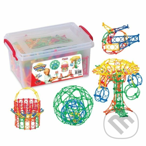 Levně Puzzle Miniatury v krabici 240 ks - hra z kategorie Stavebnice