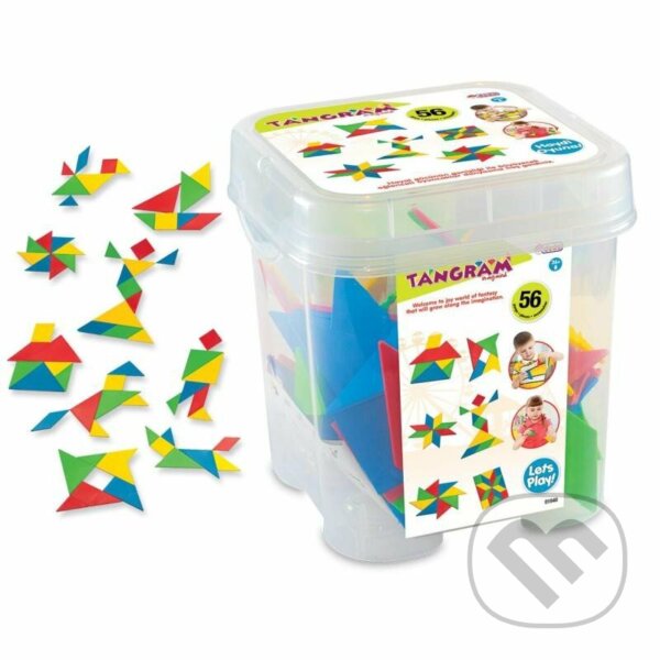 Levně Tangram 56 ks - hra z kategorie Stavebnice