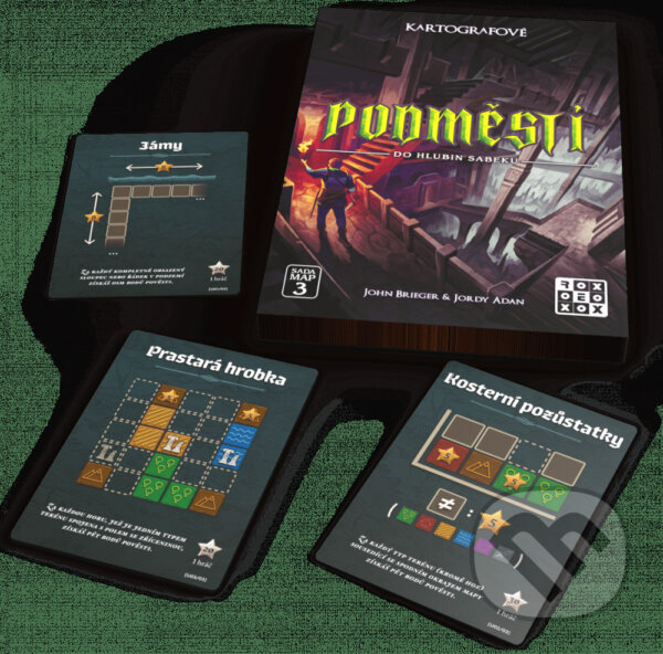 Kniha Kartografové: Do hlubin Sabeku - Podměstí (Sada map 3)