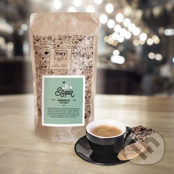 Kávy a čaje: TOKY Caffe Etiopia Yirgacheffe (TOKY Caffe). TOKY Caffe, 2022
