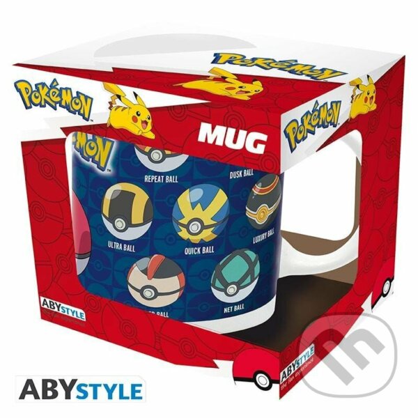 Levně Pokémon keramický Hrnček 320 ml - Pokébally