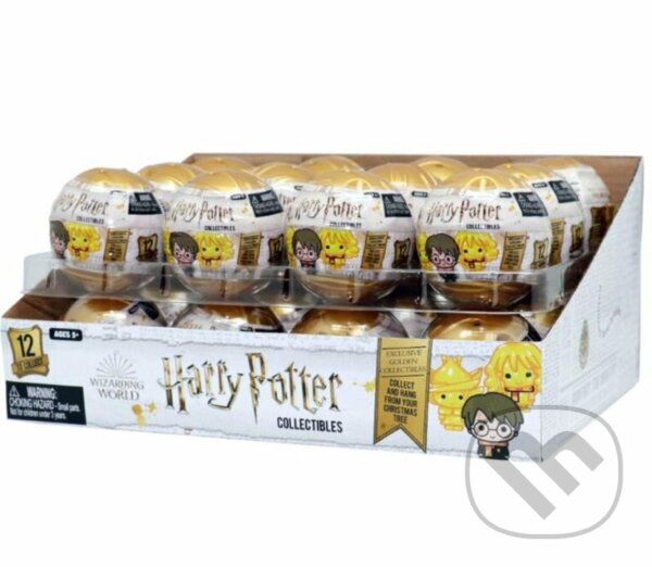 Levně Harry Potter Ozdoba zlatonka s figúrkou