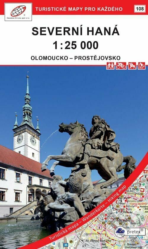 Levně Severní Haná 1 : 25 000 / 108 Turistické mapy pro každého