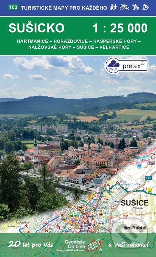 Levně Sušicko 1:25 000 / 103 Turistické mapy pro každého