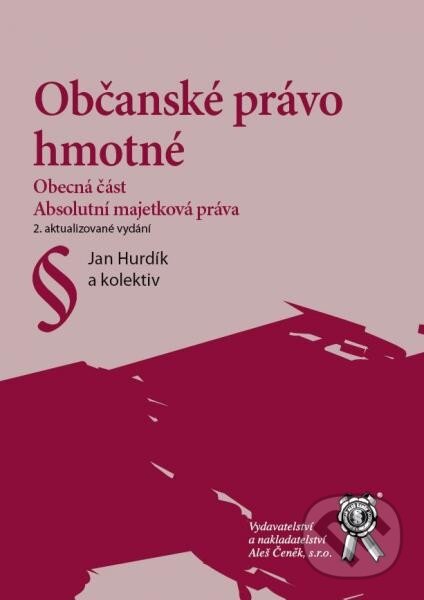 Levně Občanské právo hmotné (Obecná část. Absolutní majetková práva, 2. vydání) - kniha z kategorie Vysoké školy