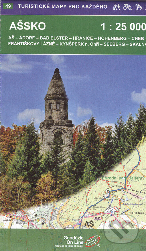 Levně Ašsko 1:25T /49 Turistické mapy pro každého