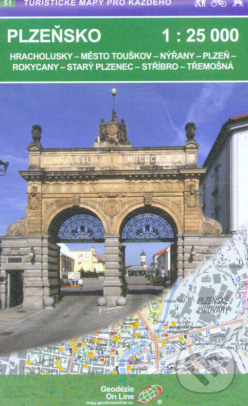 Levně Plzeňsko 1:25 000 / 61 Turistické mapy pro každého