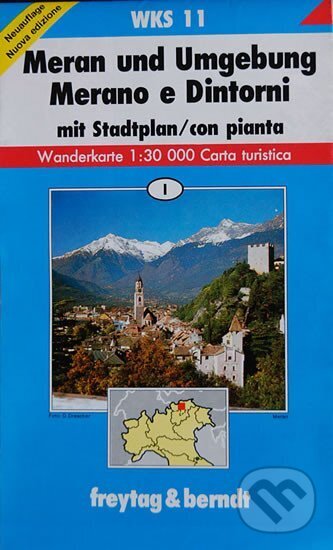 Levně WKS 11 Meran und Umgebung 1:30 000/mapa