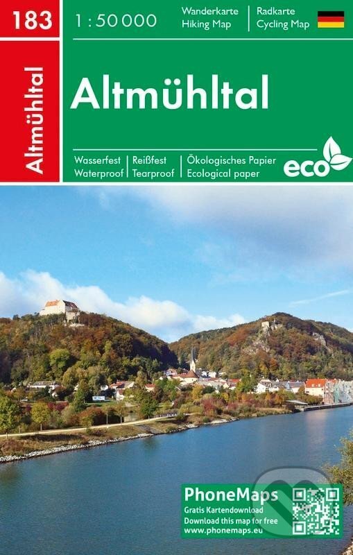 Levně PhoneMaps 183 Altmühltal 1:50 000 / Turistická mapa