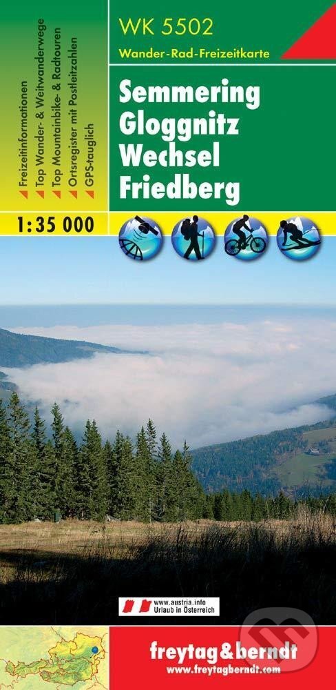 Levně WK 5502 Semmering Gloggnitz 1:35 000