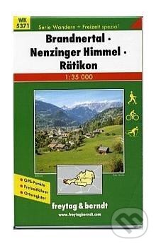 Levně Brandnertal 1:35 000 / Turistická mapa
