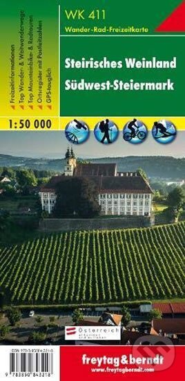 Levně WK 411 Steirisches Weinland 1:50 000/mapa