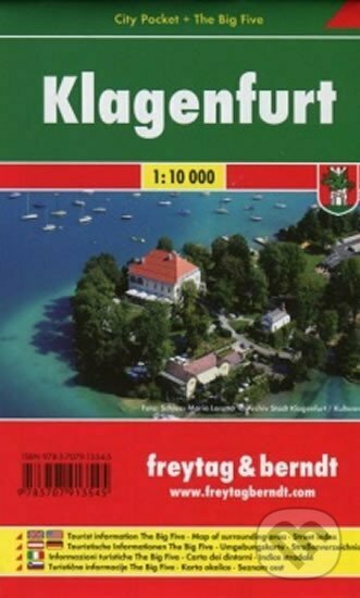 Levně Klagenfurt 1:10T/kapesní plán města