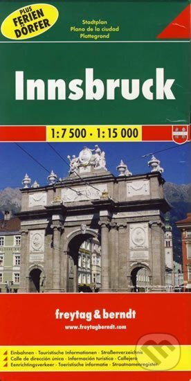 Levně Innsbruck 1:7,5T/15T /plán města