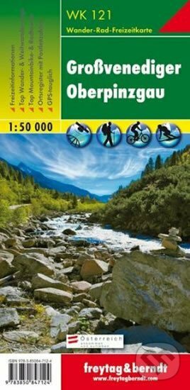 Levně WK 121 Grossvenediger, Oberpinzgau 1:50 000/mapa
