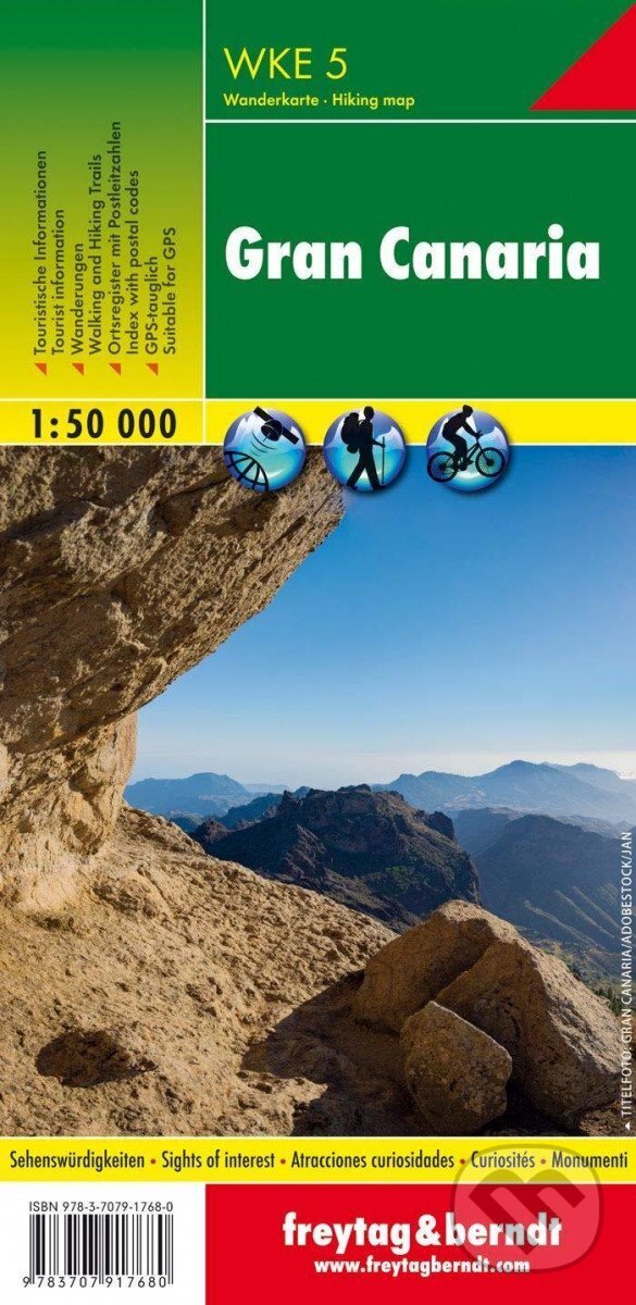 Levně Grand Canaria 1:50 000 / Turistická mapa WKE 5