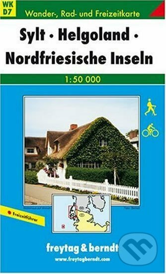 Levně WKD 7 Sylt, Helgoland, Nordfriesische 1:50 000/mapa