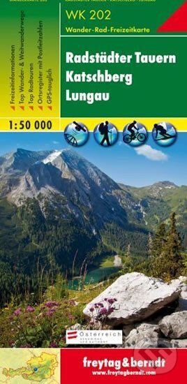 Levně WK 202 Radstädter Tauern, Katschberg, Lungau 1:50.000/mapa