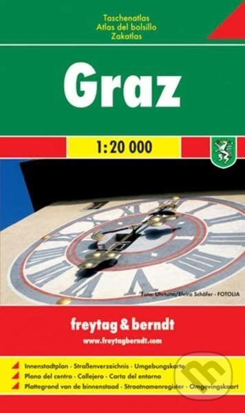 Levně TA 018 Graz kapesní atlas 1:20 000
