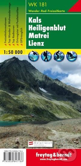 Levně WK 181 Kals, Heiligenblut, Matrei, Lienz 1:50 000/mapa