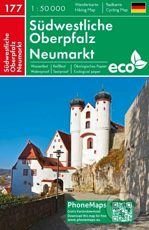 Levně PhoneMaps 177 Südwestliche Oberpfalz Neumarkt 1:50 000 / Turistická mapa