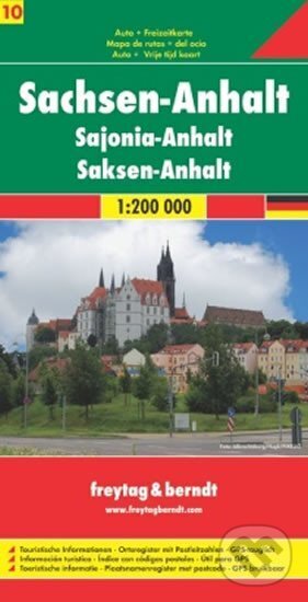 Levně Sachsen-Anhalt/Sasko-Anhaltsko 1:200T/automapa