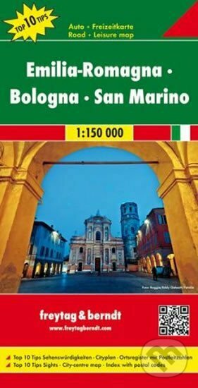 Levně Emilia Romanga,Bologna,San Marino 1:150T/automapa
